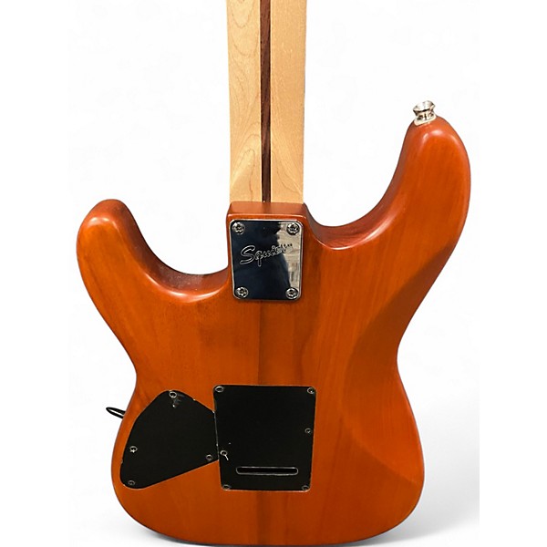 Used Squier Deluxe Stratocaster HSS Natural Solid Body Electric Guitar