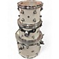 Used DW 5 Piece Design Series Pearl White Drum Kit