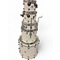 Used DW 5 Piece Design Series Pearl White Drum Kit