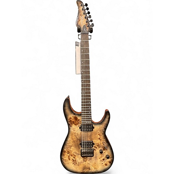 Used Schecter Guitar Research CR6 CHARCOAL BURST Solid Body Electric Guitar