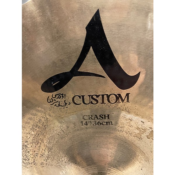 Used Zildjian 14in A Custom Crash Cymbal