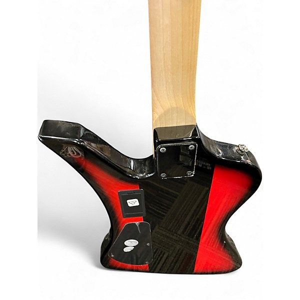 Used Jackson David Ellefson Kerry Bird Crimson Red Burst Electric Bass Guitar