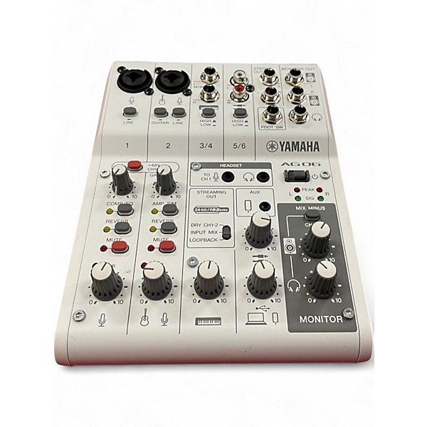 Used 2024 Yamaha AG06 Unpowered Mixer
