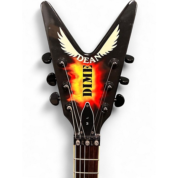 Used Dean ML Dime O Flame Dime O Flame Solid Body Electric Guitar