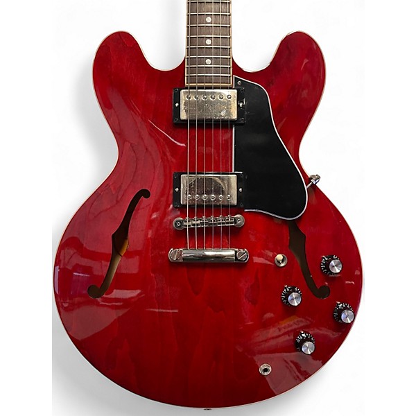 Used Gibson ES335 Heritage Cherry Hollow Body Electric Guitar