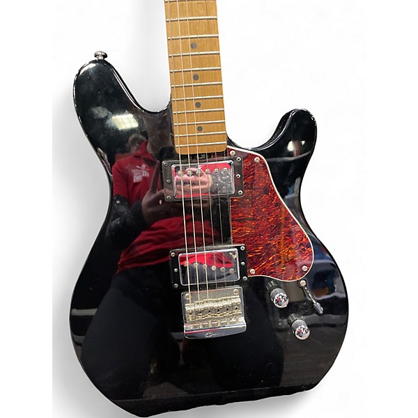 Used Sterling by Music Man VALENTINE Black Solid Body Electric Guitar