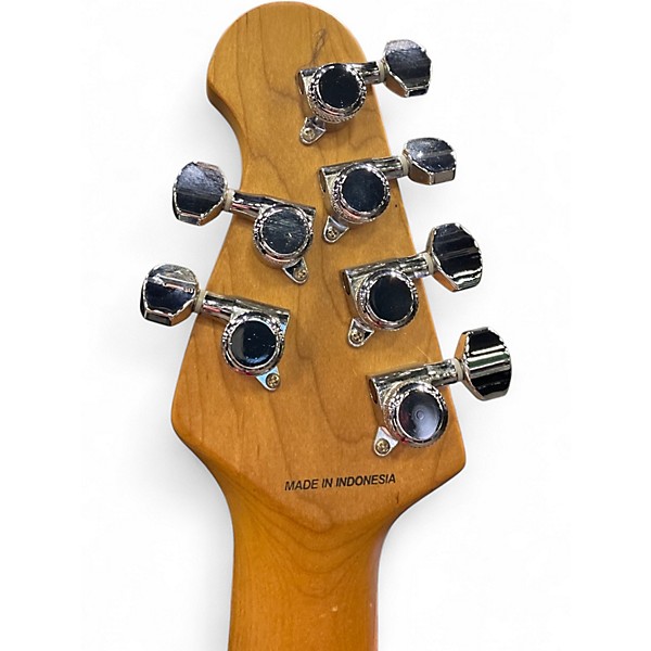 Used Sterling by Music Man VALENTINE Black Solid Body Electric Guitar