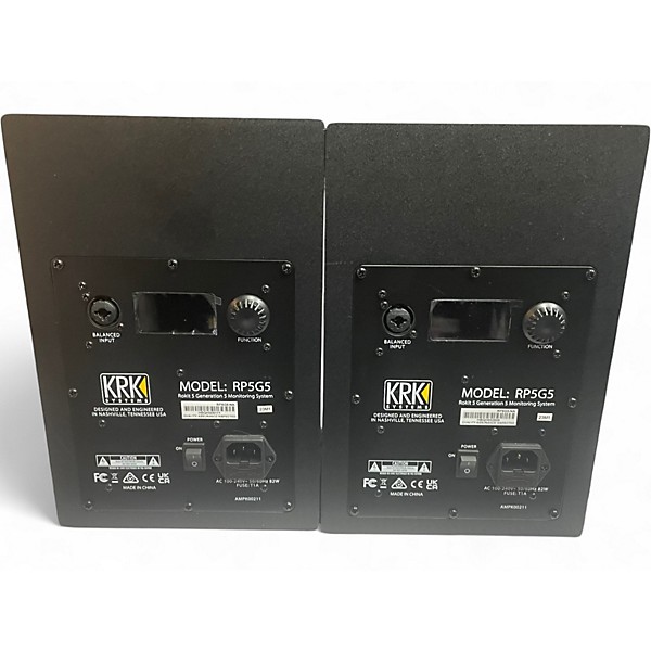 Used KRK ROKIT 5 PAIRED MONITORS Powered Monitor