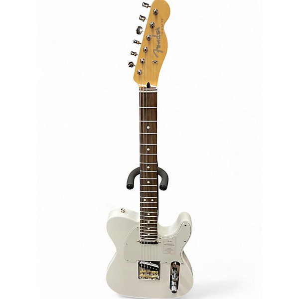 Used Fender HYBRID II TELECASTER MIJ White Solid Body Electric Guitar