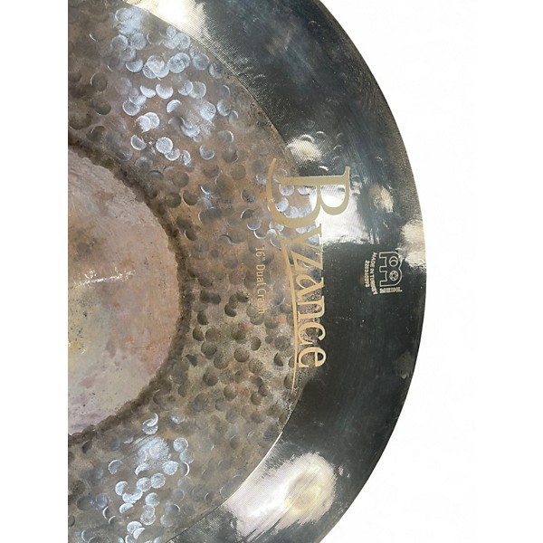 Used MEINL 16in byzance dual crash Cymbal