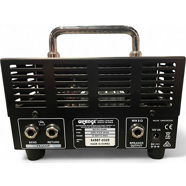 Used Orange Amplifiers Micro Dark 20W Tube Guitar Amp Head