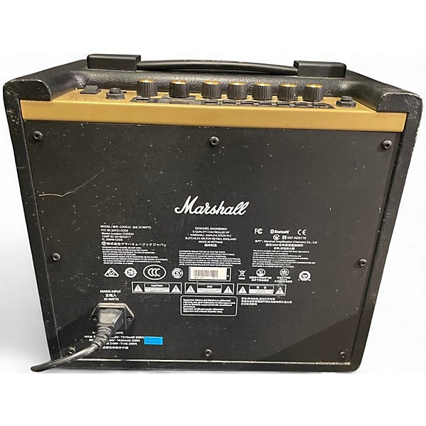 Used Marshall CODE 25W 1x10 Guitar Combo Amp