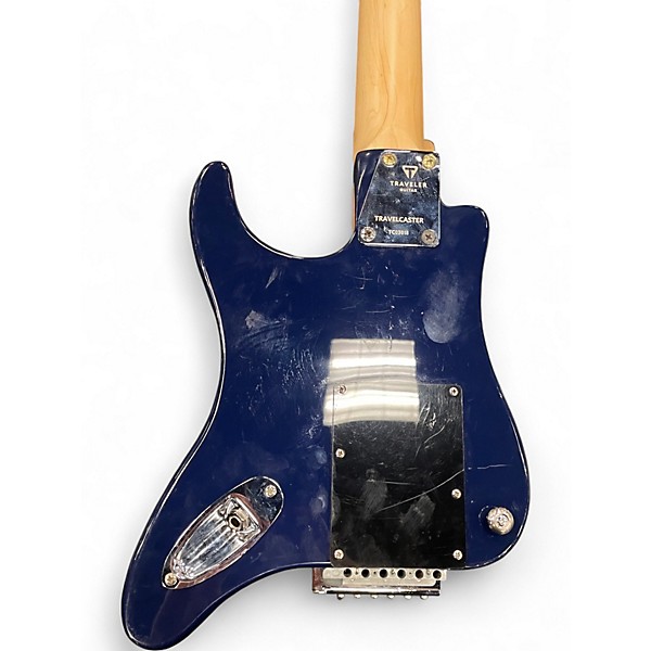 Used Traveler Guitar Travelcaster Blue Electric Guitar