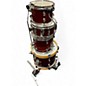 Used TAMA 4 Piece Club Jam Wine Red Sparkle Drum Kit