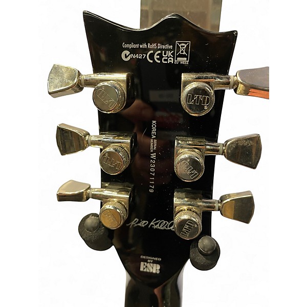 Used ESP LTD Bill Kelliher BK600 SILVER BURST Solid Body Electric Guitar