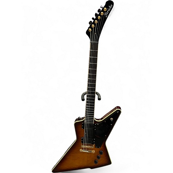 Used Jericho THE NOMAD BARITONE Sunburst Solid Body Electric Guitar