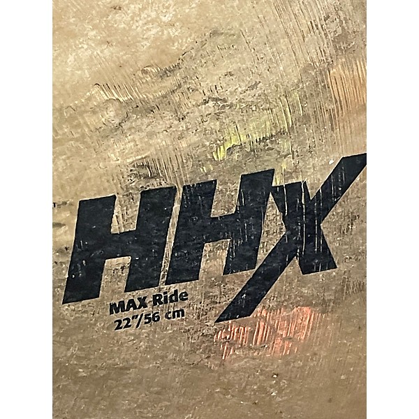 Used SABIAN 22in HHX MAX MIKE PORTNOY RIDE Cymbal