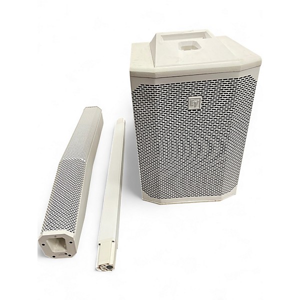 Used Electro-Voice evolve 50 white Powered Speaker