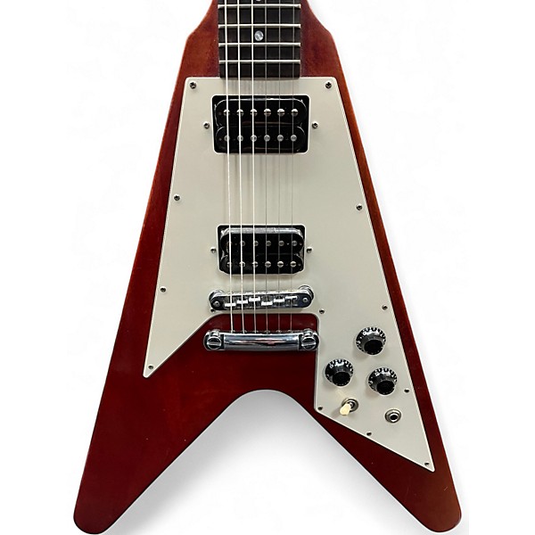 Used Gibson Flying V Standard Trans Red Solid Body Electric Guitar