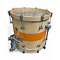 Used Risen 6 Piece Custom Worship Kit Natural Orange Stripe Drum Kit