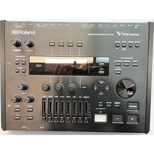 Used Roland TD-50X Module Electric Drum Module
