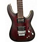 Used Schecter Guitar Research Hellraiser C1 Floyd Rose Sustaniac Crimson Burst Solid Body Electric Guitar thumbnail
