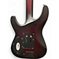 Used Schecter Guitar Research Hellraiser C1 Floyd Rose Sustaniac Crimson Burst Solid Body Electric Guitar