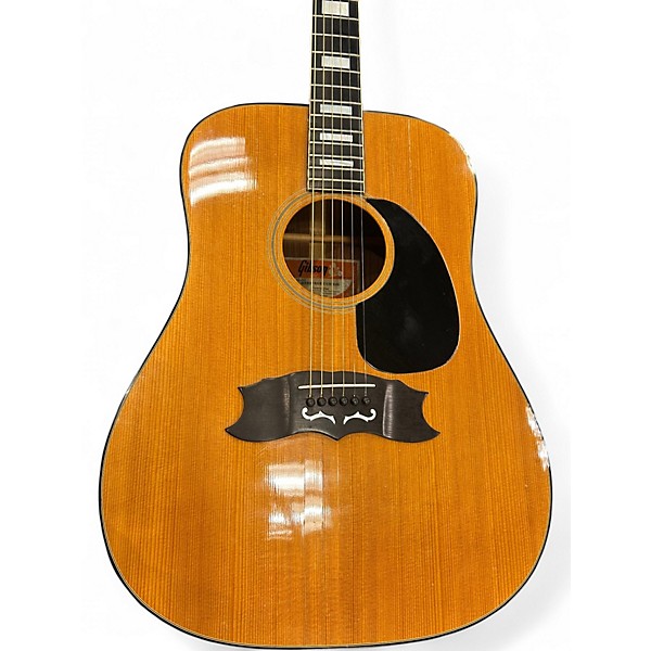 Vintage 1974 Gibson Heritage Custom Natural Acoustic Guitar
