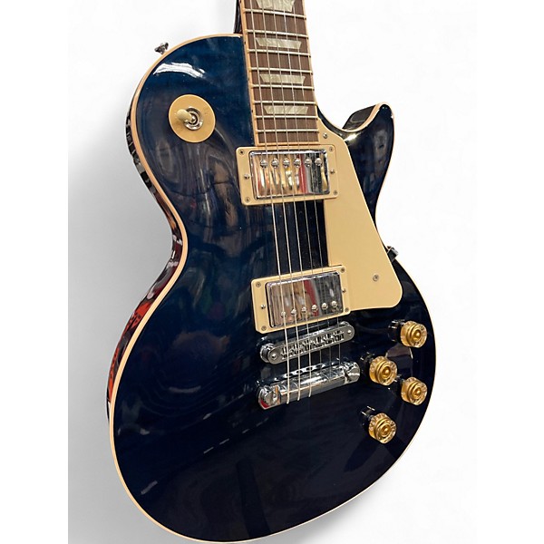 Used 2013 Gibson Les Paul Traditional Chicago Blue Solid Body Electric Guitar