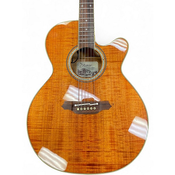 Used Takamine EF508KC NEX Natural Acoustic Electric Guitar