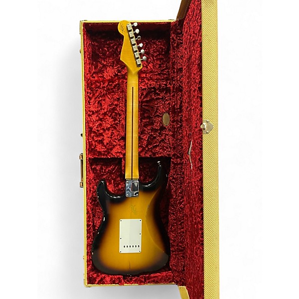 Used Fender 1957 Relic Stratocaster 2 Color Sunburst Solid Body Electric Guitar