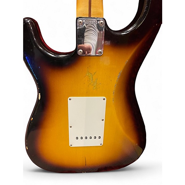 Used Fender 1957 Relic Stratocaster 2 Color Sunburst Solid Body Electric Guitar