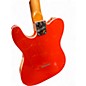 Used Squier CUSTOM TELECASTER Fiesta Red Solid Body Electric Guitar