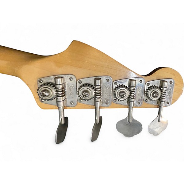 Vintage 1973 Fender Jazz Bass Black Electric Bass Guitar