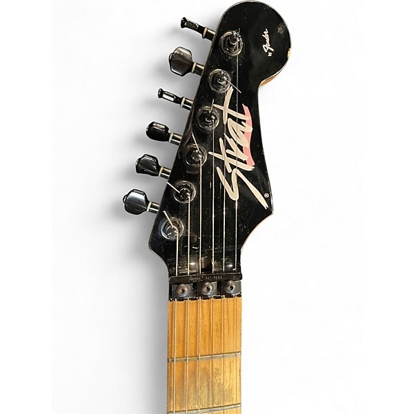 Used 1980s Fender HM STRAT Pink Solid Body Electric Guitar