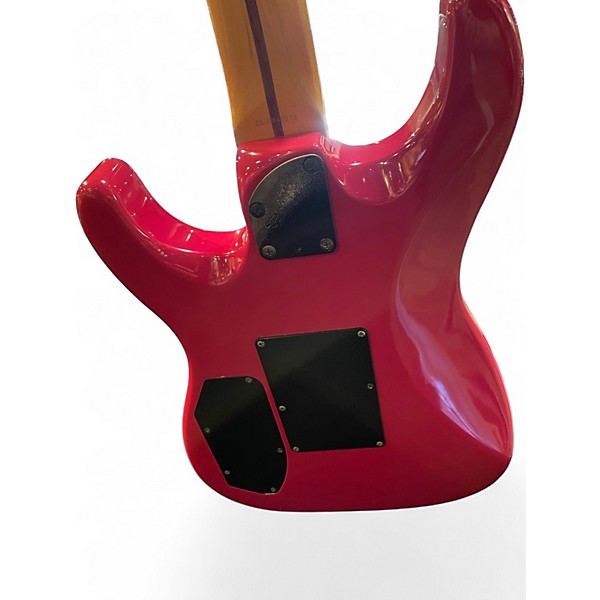 Used 1980s Fender HM STRAT Pink Solid Body Electric Guitar