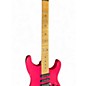 Used 1980s Fender HM STRAT Pink Solid Body Electric Guitar