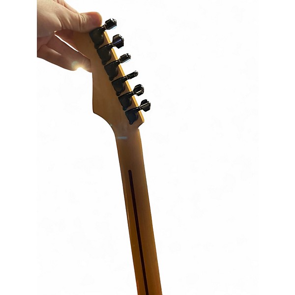 Used 1980s Fender HM STRAT Pink Solid Body Electric Guitar