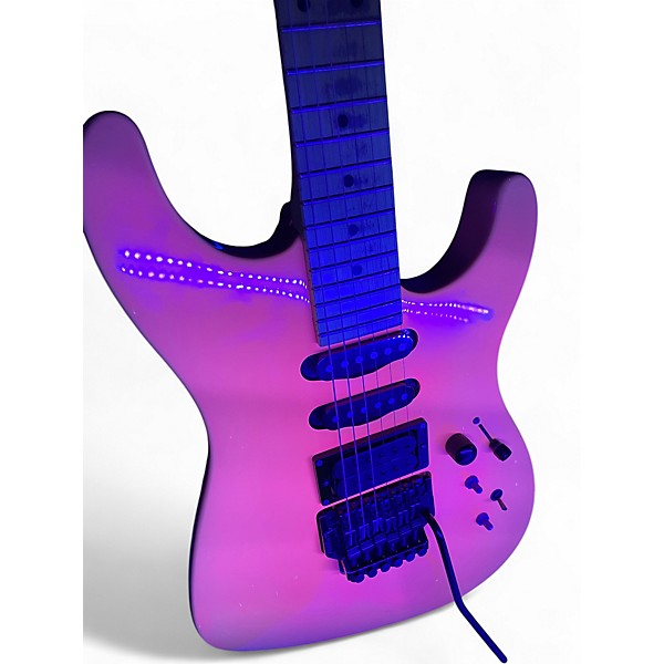 Used 1980s Fender HM STRAT Pink Solid Body Electric Guitar