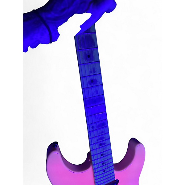 Used 1980s Fender HM STRAT Pink Solid Body Electric Guitar