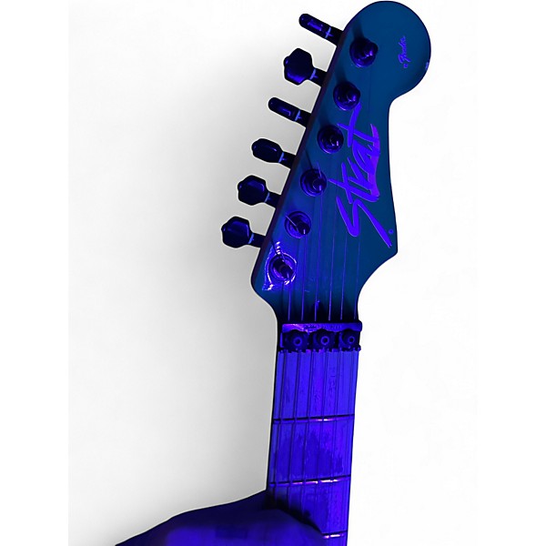 Used 1980s Fender HM STRAT Pink Solid Body Electric Guitar