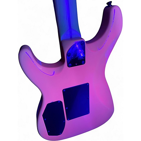 Used 1980s Fender HM STRAT Pink Solid Body Electric Guitar