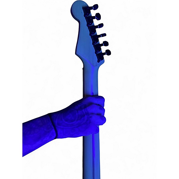 Used 1980s Fender HM STRAT Pink Solid Body Electric Guitar