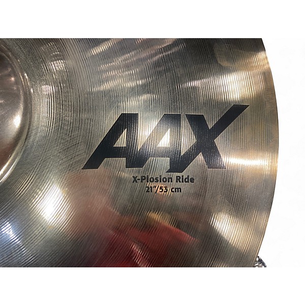 Used SABIAN 21in AAX XPLOSION RIDE Cymbal