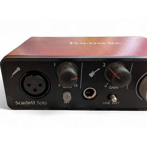 Used Focusrite Scarlett Solo Gen 2 Audio Interface