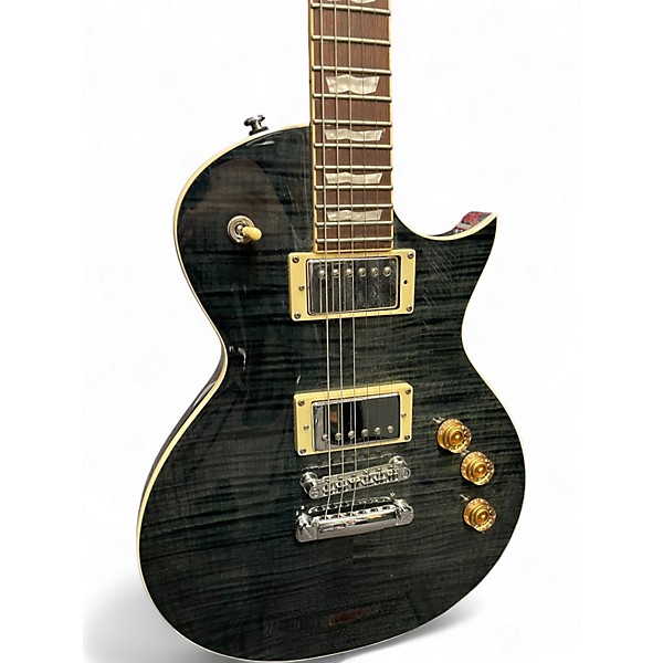 Used ESP LTD EC256 Trans Black Solid Body Electric Guitar