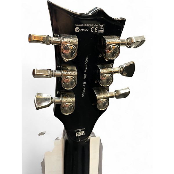 Used ESP LTD EC256 Trans Black Solid Body Electric Guitar