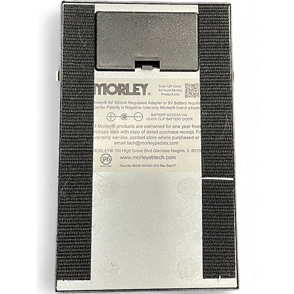 Used Morley Classic Switchless Wah Mini Effect Pedal