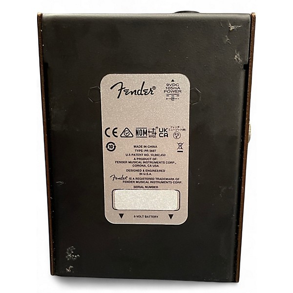 Used Fender Smolder Acoustic OD Effect Pedal