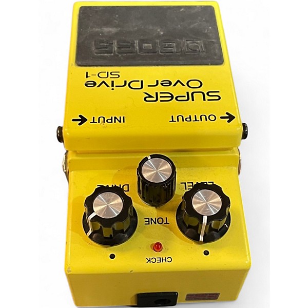 Used BOSS SD1 Super Overdrive Effect Pedal